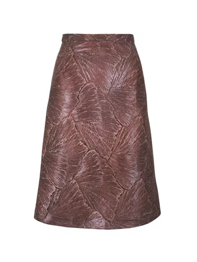 Akris Lace Skirt In Multi