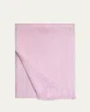 Akris Laminated Linen Scarf, 79x28" In Pink