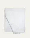 Akris Laminated Linen Scarf, 79x28" In Pure White