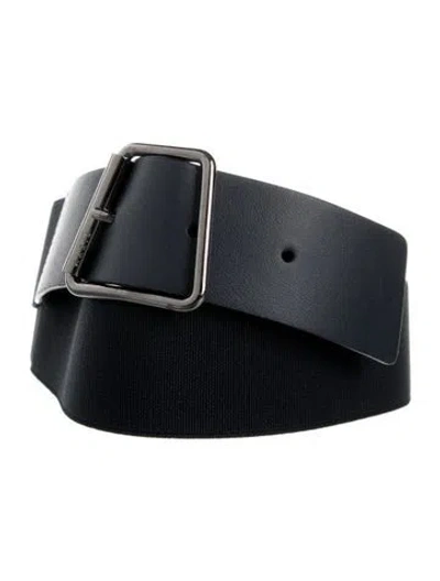 Pre-owned Akris Leather Belt In Black
