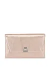 Akris Leather Clutch Bag In Black