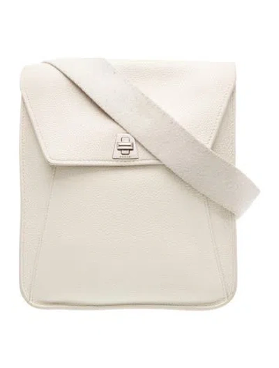 Pre-owned Akris Leather Crossbody Bag In Neutrals