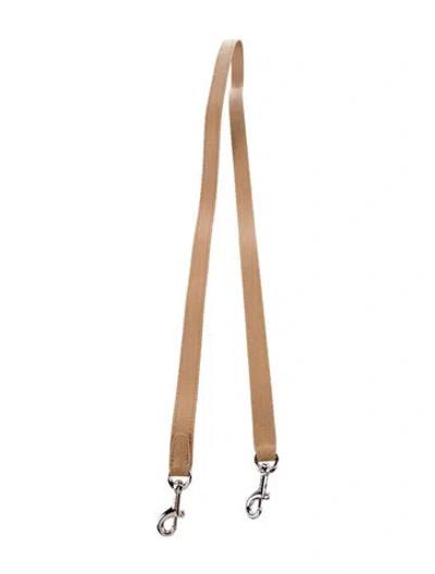 Pre-owned Akris Leather Purse Strap In Neutral