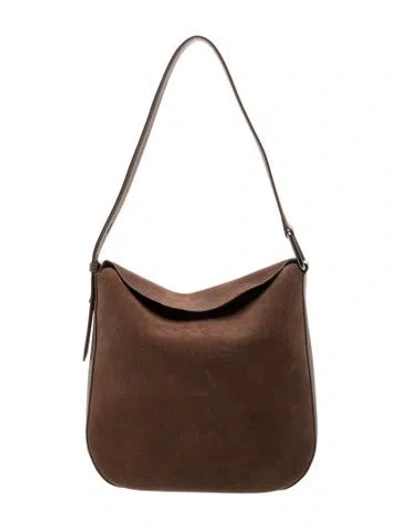 Pre-owned Akris Leather Shoulder Bag In Brown