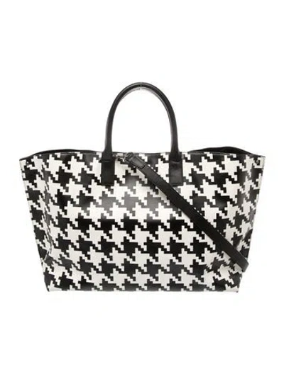 Pre-owned Akris Leather Tote In Black