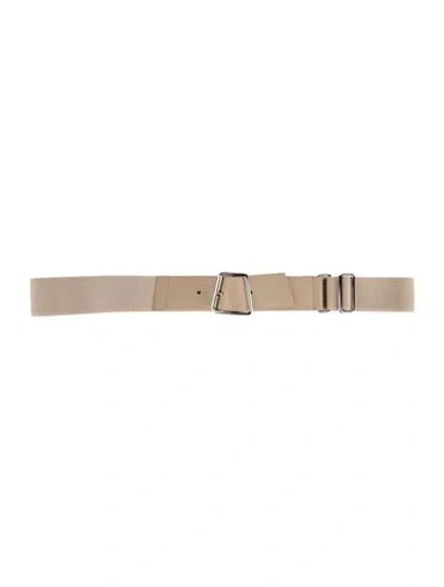 Pre-owned Akris Leather Trim Bag Strap In Neutral