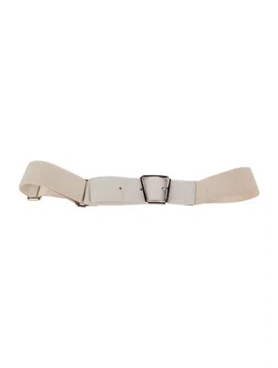 Pre-owned Akris Leather Waist Belt In Neutral