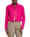 Akris Lewitt Wool Jacket In Pink