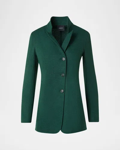 AKRIS LIAM CASHMERE JERSEY JACKET
