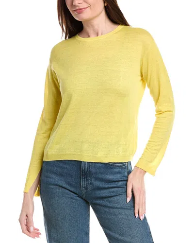 Akris Linen, Cashmere & Silk-blend Sweater In Yellow