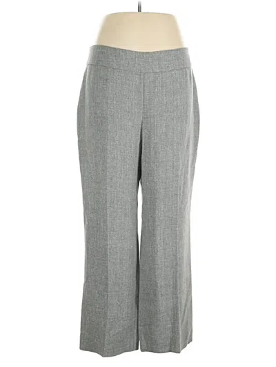 Pre-owned Akris Linen Pants In Gray