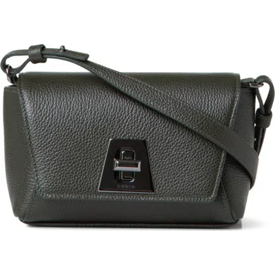 Akris Little Anouk Calfskin Crossbody Bag In Olive