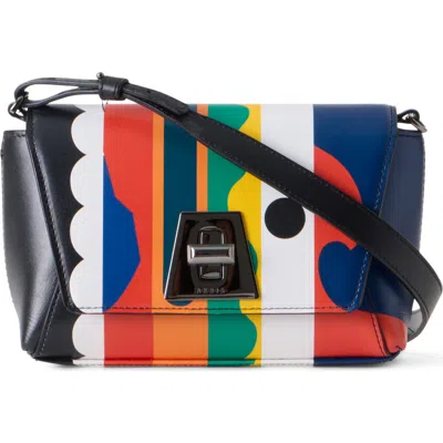 Akris Little Anouk Leather Crossbody Bag In Multi