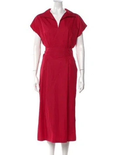 Pre-owned Akris Long Dress In Pink