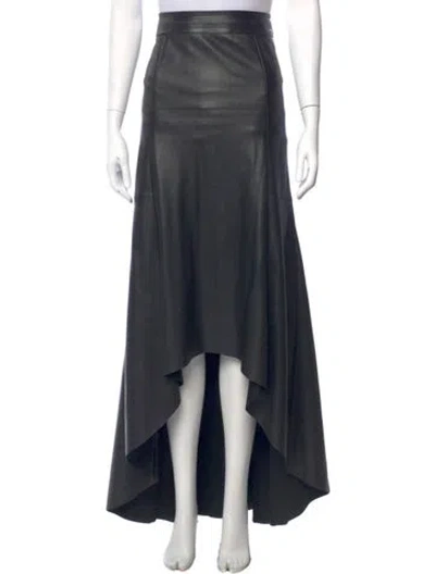 Pre-owned Akris Long Skirt In Gray