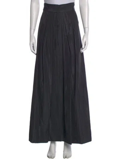 Pre-owned Akris Long Skirt In Gray