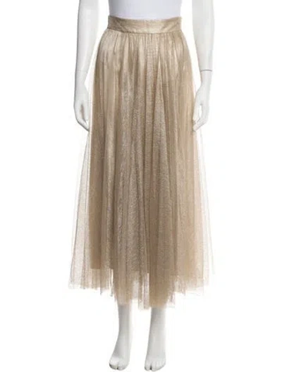 Pre-owned Akris Long Skirt In Neutrals