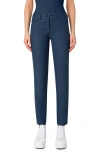 Akris Magda Stretch Denim Pants In Blue