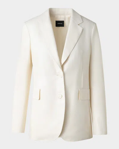 AKRIS MALIK CASHMERE-SILK SINGLE-BREASTED JACKET