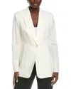 Akris Martin Wool-blend Blazer In White