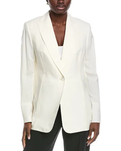 Akris Martin Wool-blend Blazer In White