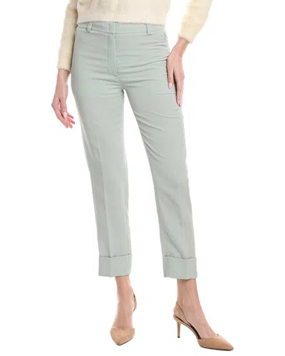 Akris Maxima Silk & Wool-blend Pant In Blue