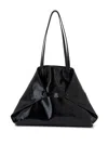 Akris Women's Ai Medium Convertible Leather Tote In Black