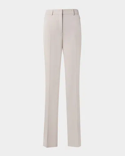 AKRIS MEGHAN STRAIGHT LEG PANTS