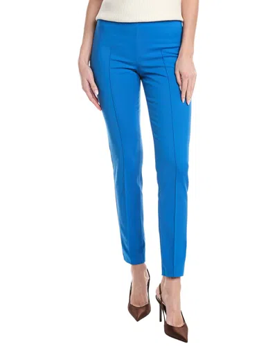Akris Melissa Silk-blend Pant In Blue