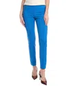 Akris Melissa Silk-blend Pant In Blue
