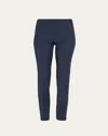 Akris Women's Melissa Cotton Techno Stretch Pants In Navy