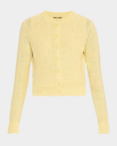 Akris Micro Sequined Knit Cardigan