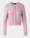 Akris Micro Sequined Knit Cardigan In Pink
