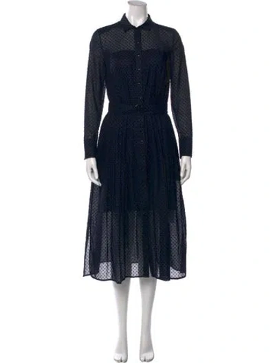 Pre-owned Akris Midi Length Dress In Blue