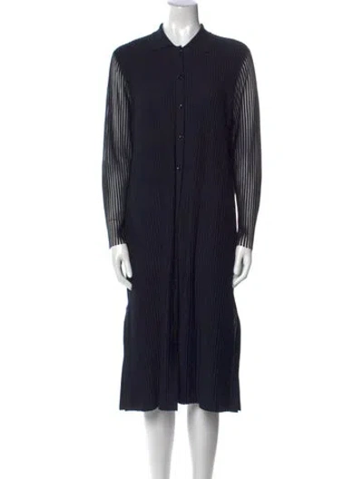 Pre-owned Akris Midi Length Dress In Blue