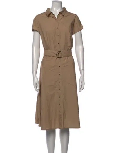 Pre-owned Akris Midi Length Dress In Neutrals