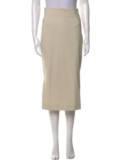 Pre-owned Akris Midi Length Skirt In Neutral