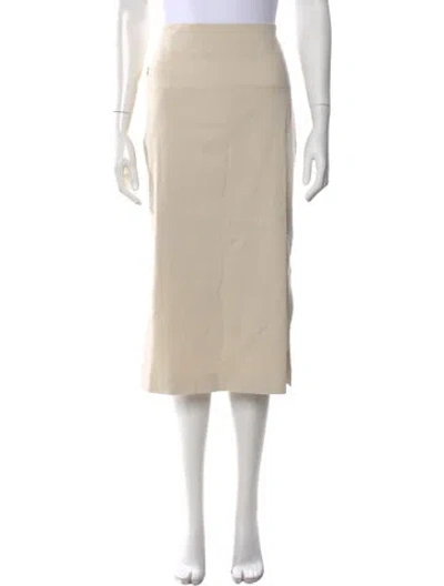 Pre-owned Akris Midi Length Skirt In Neutral
