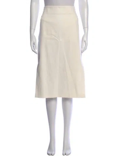 Pre-owned Akris Midi Length Skirt In Neutral
