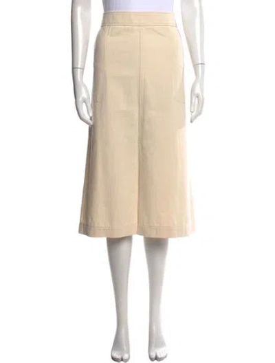 Pre-owned Akris Midi Length Skirt In Neutrals