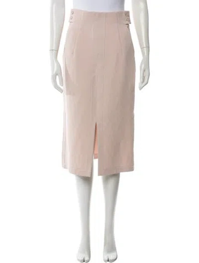 Pre-owned Akris Midi Length Skirt In Pink