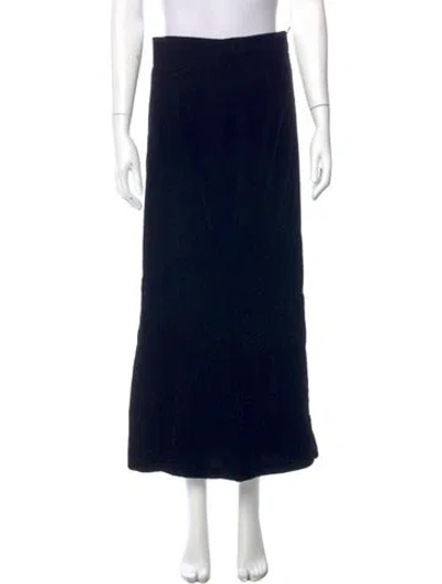 Pre-owned Akris Midi Length Skirt W/ Tags In Black