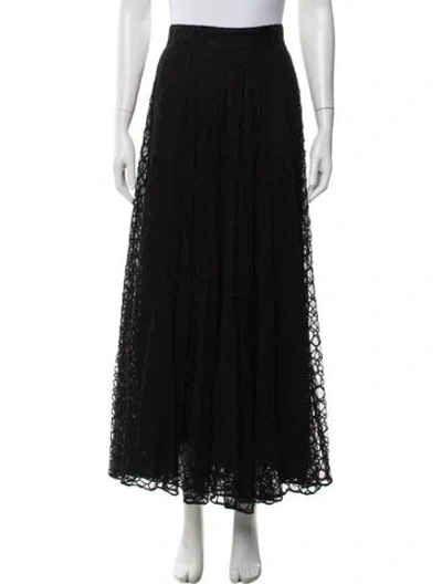 Pre-owned Akris Midi Length Skirt W/ Tags In Black