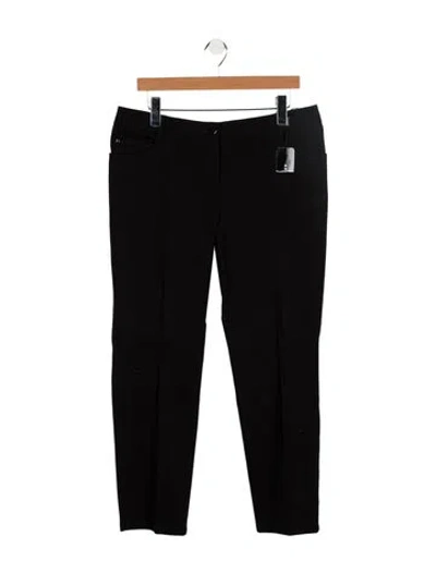 Pre-owned Akris Mid-rise Straight Leg Jeans W/ Tags In Black