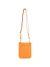 Akris Mini Anouk Cross Body Bag In Orange