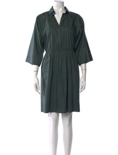Pre-owned Akris Mini Dress In Green