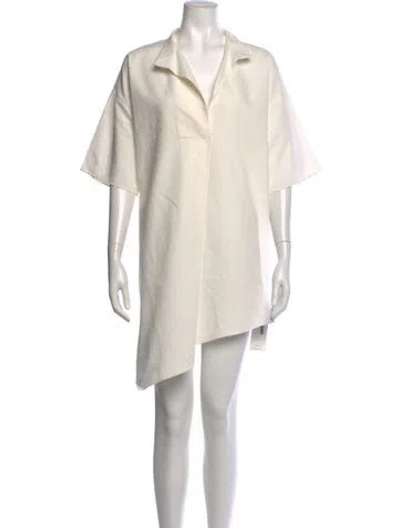 Pre-owned Akris Mini Dress In Neutrals