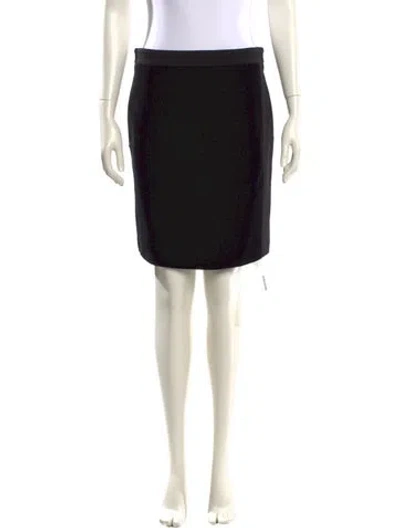Pre-owned Akris Mini Skirt In Black