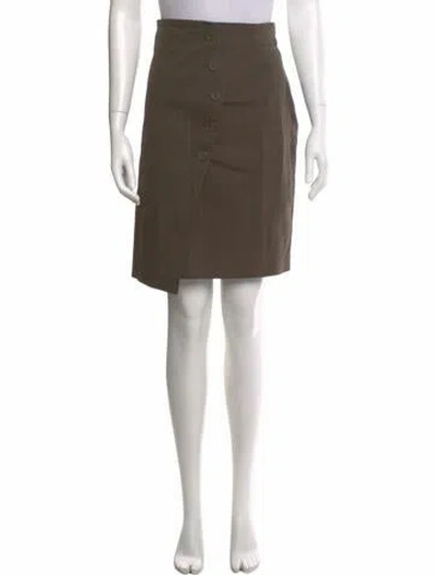 Pre-owned Akris Mini Skirt In Brown