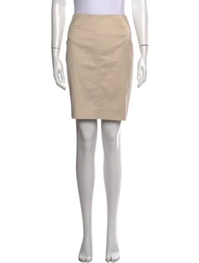 Pre-owned Akris Mini Skirt In Neutrals